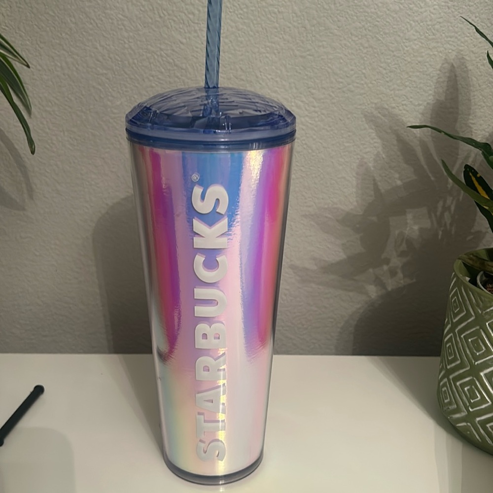 Iridescent Starbucks tumbler